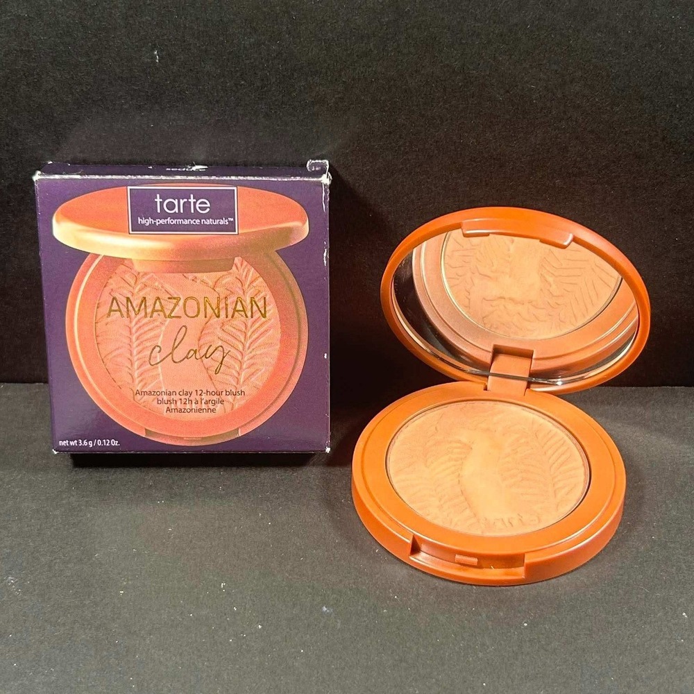 Tarte Amazonian‎ Clay 12-Hour Blush Captivating Peach Makeup Womens 0.12oz